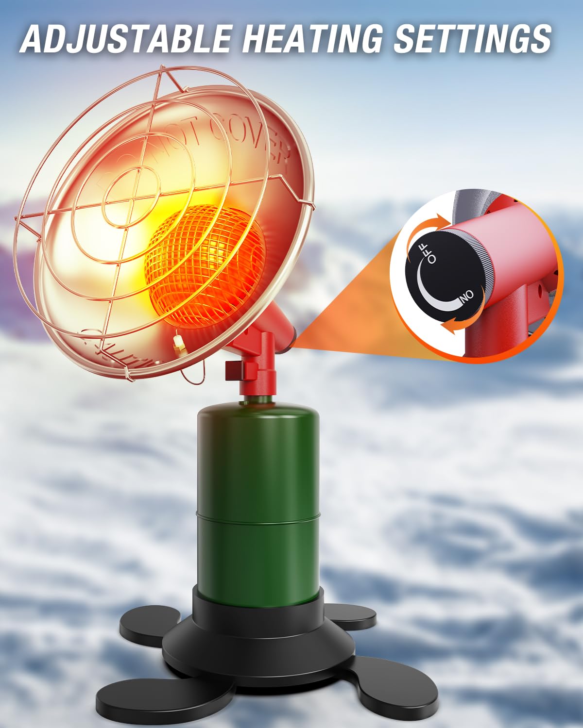 Single Burner Propane Tank Indoor Heater Propane Tank Portable