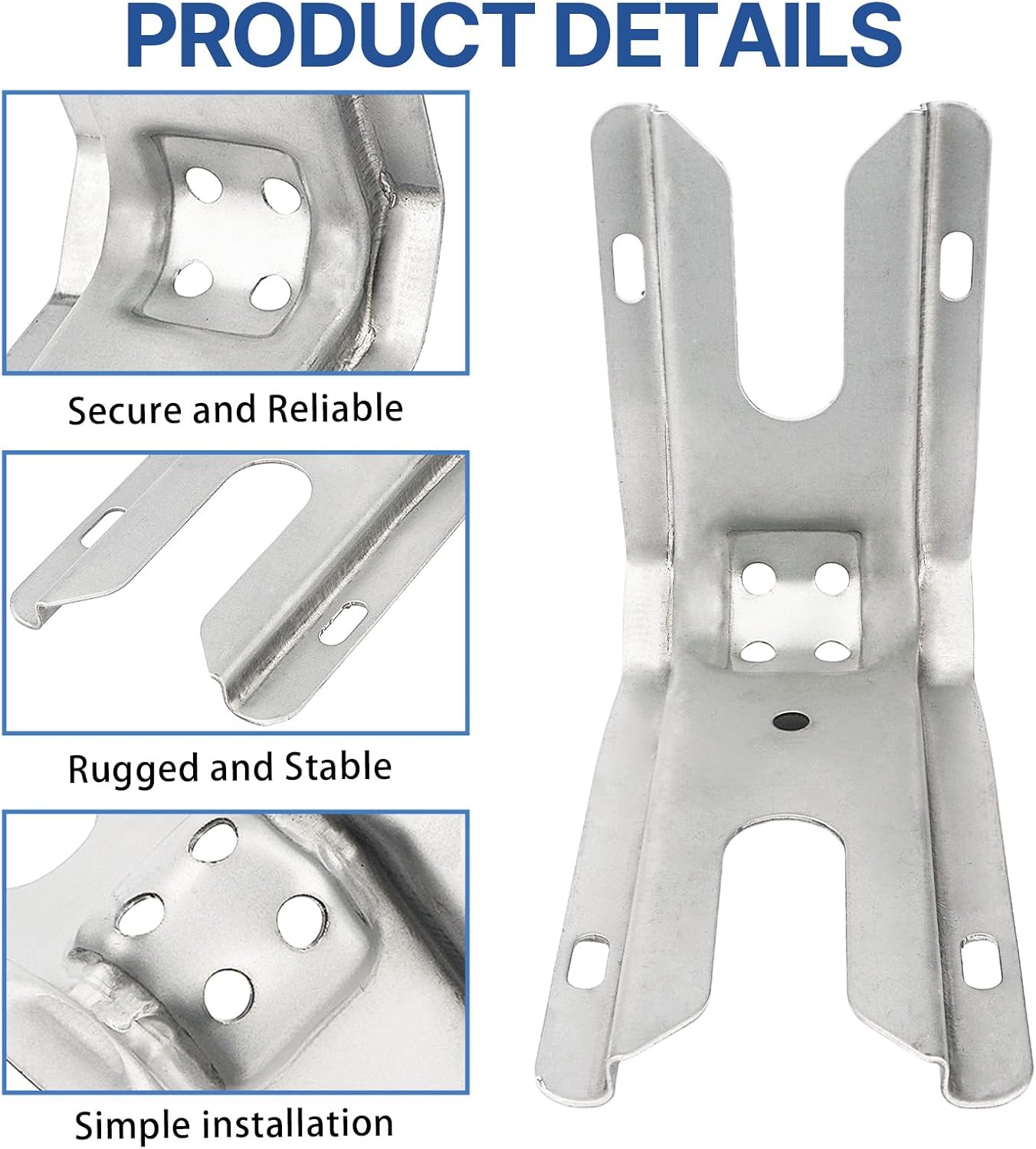 2Pack WP3801F656-51 Anti Tip Bracket for Stove Compatible with Whirlpool