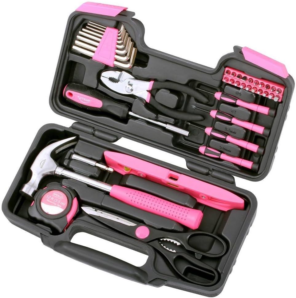 Pink Tool Set 39PC Tool Set