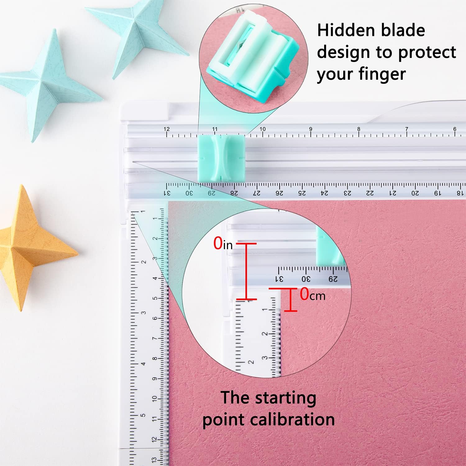 Adoere Score Board for Scrap Booking and Craft Box Making Rubber Grip Cutting Mat (Set of 1, White) 3