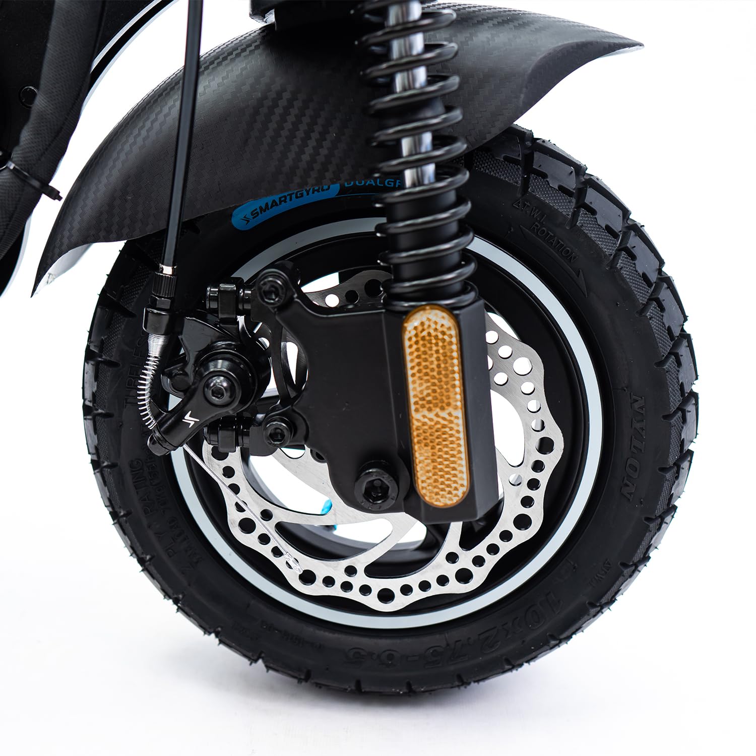 SMARTGYRO, Trottinette Électrique Speedway, avec Suspensions, Triple Freinage, Certificat DGT, 2e Génération, Roues à Double adhérence de 10", 48V, Batterie de 800W et 13Ah, 50km d'Autonomie
