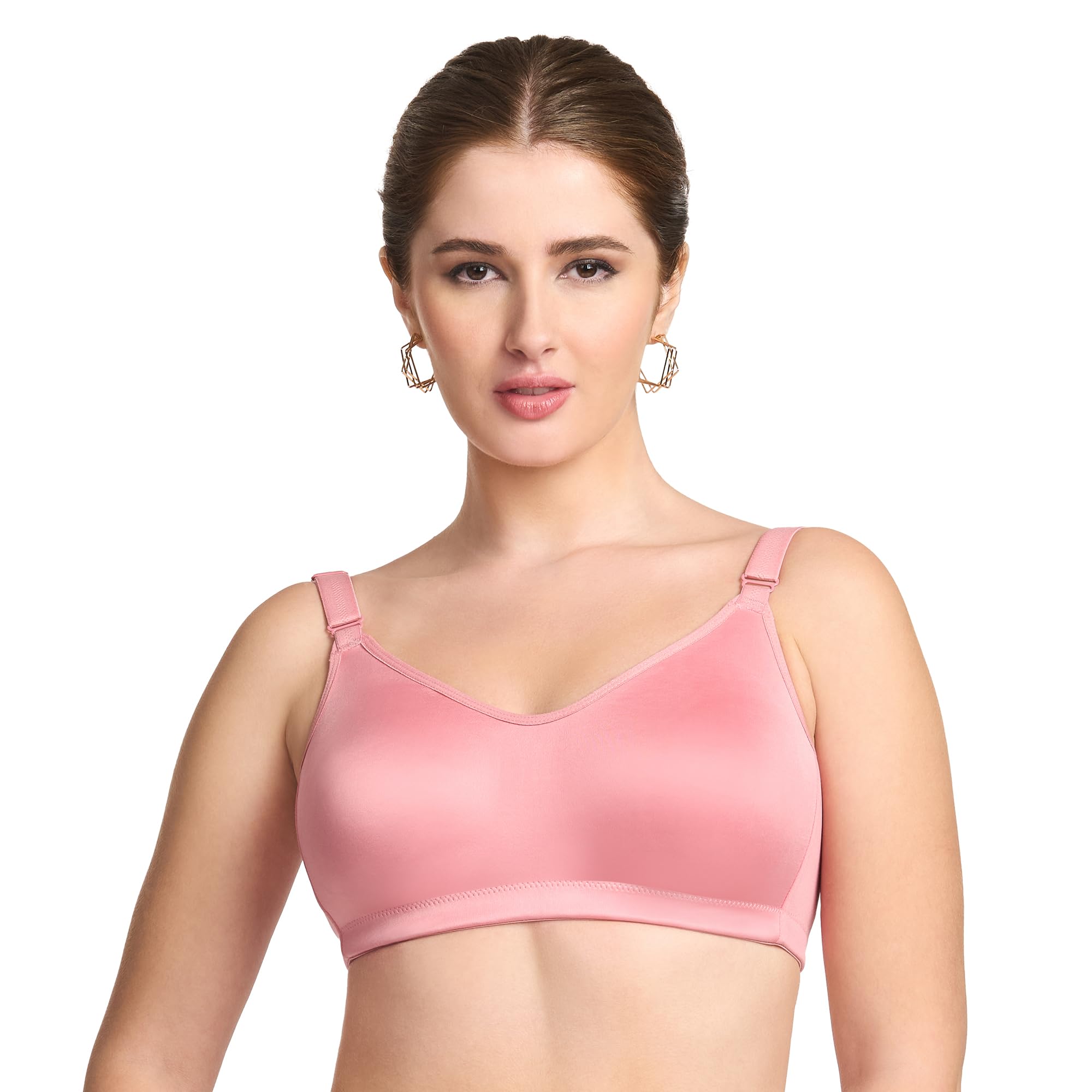 TRYLO Women's Cotton Full-Coverage Bra