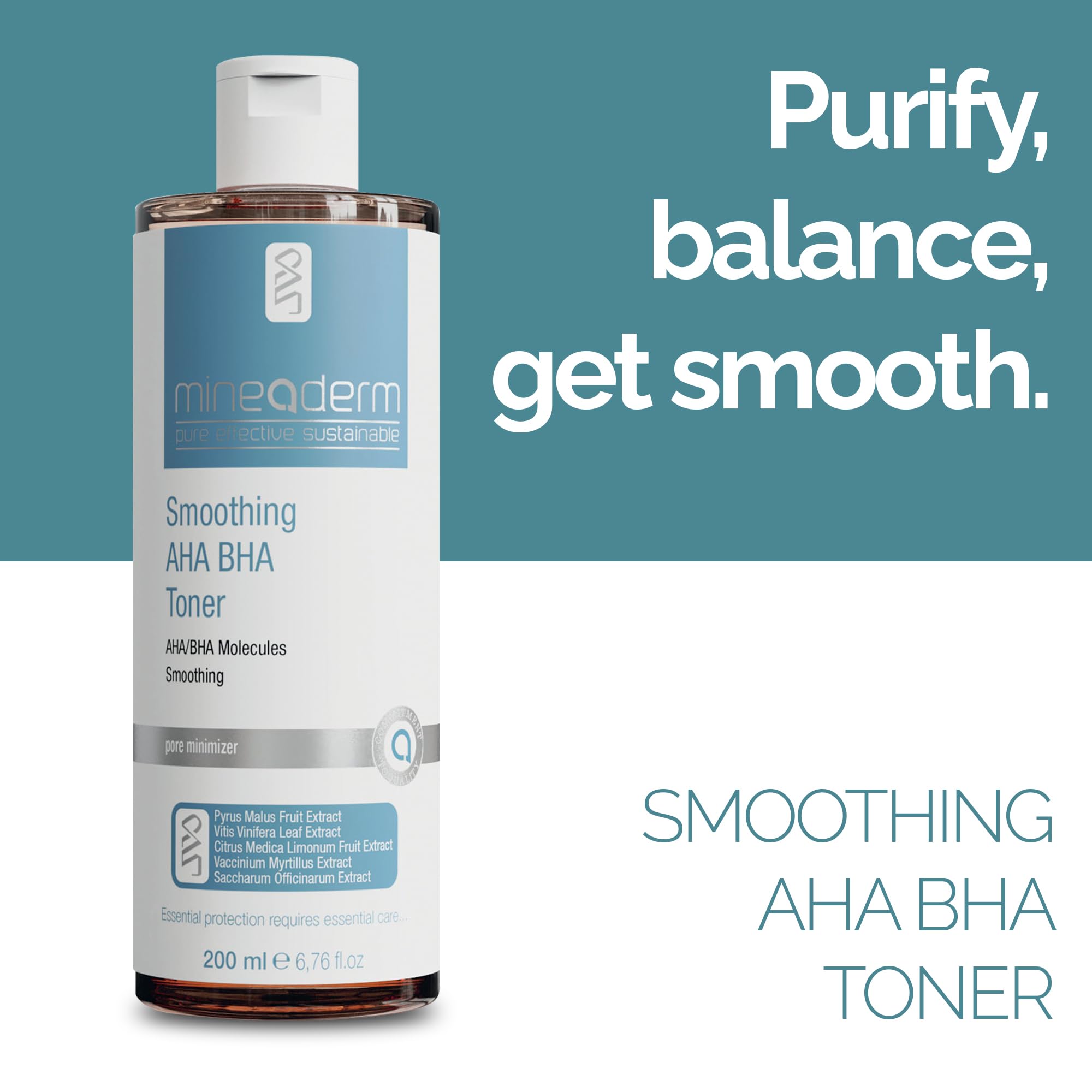 Mineaderm Smoothing Aha Bha Toner 200 ml