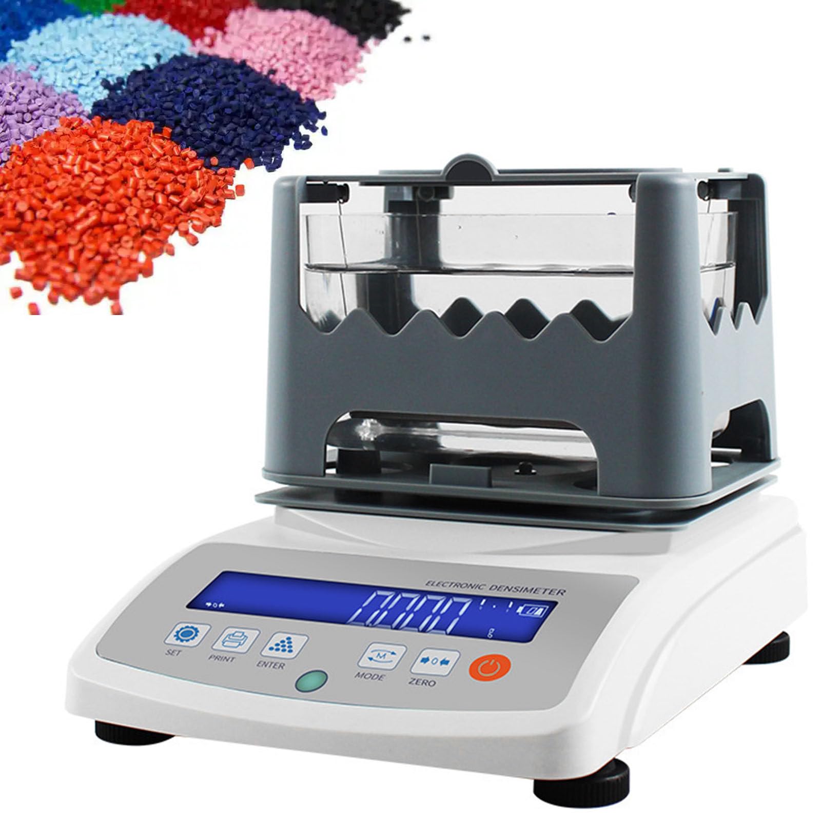Densímetro electrónico de sólidos, densímetro Digital de Alta precisión, comprobador Digital de Densidad de sólidos, precisión de Densidad de 0,001g/cm³, para Laboratorio Industrial,300A