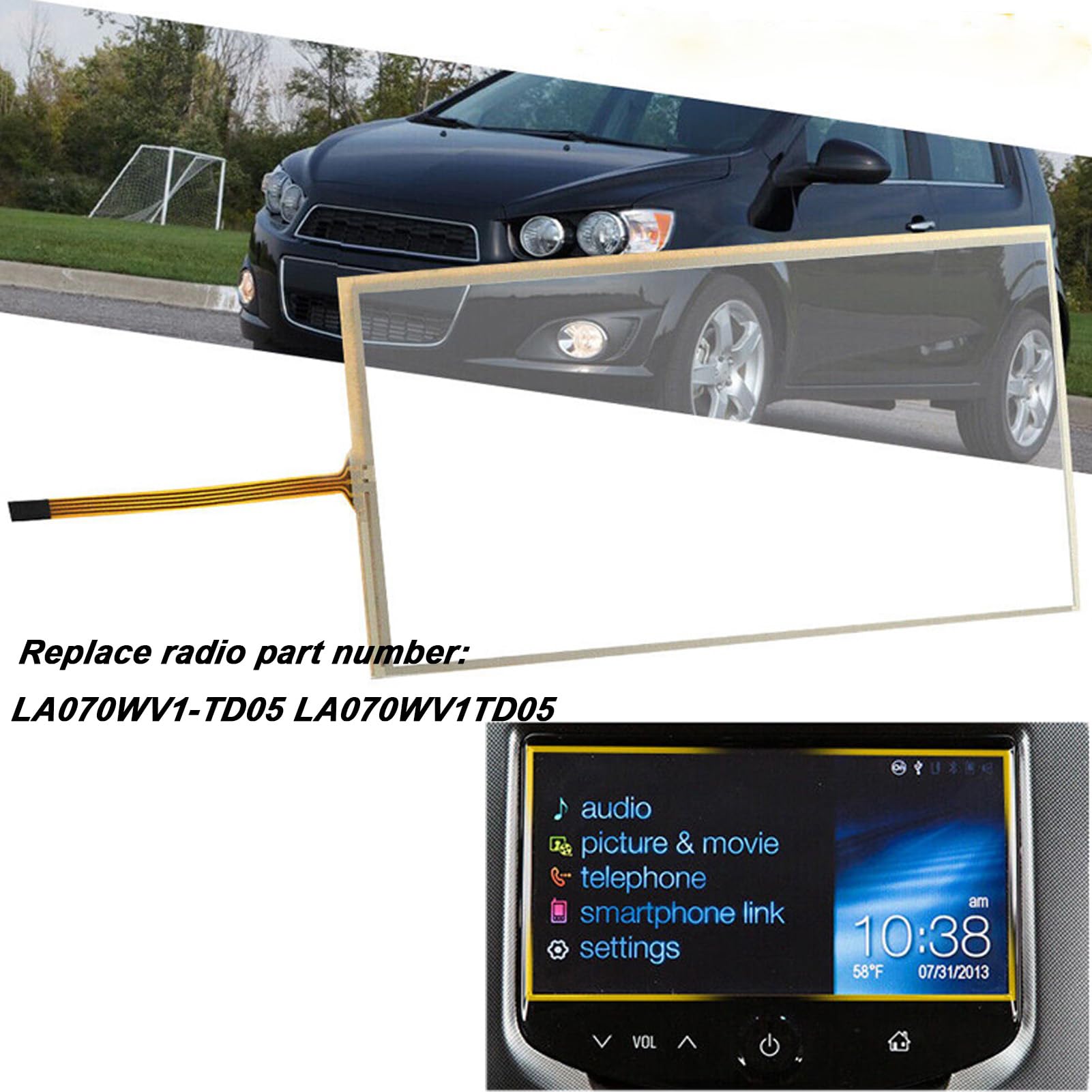 Amazon.com: Micarun Touch Screen Digitizer Glass on Navigation