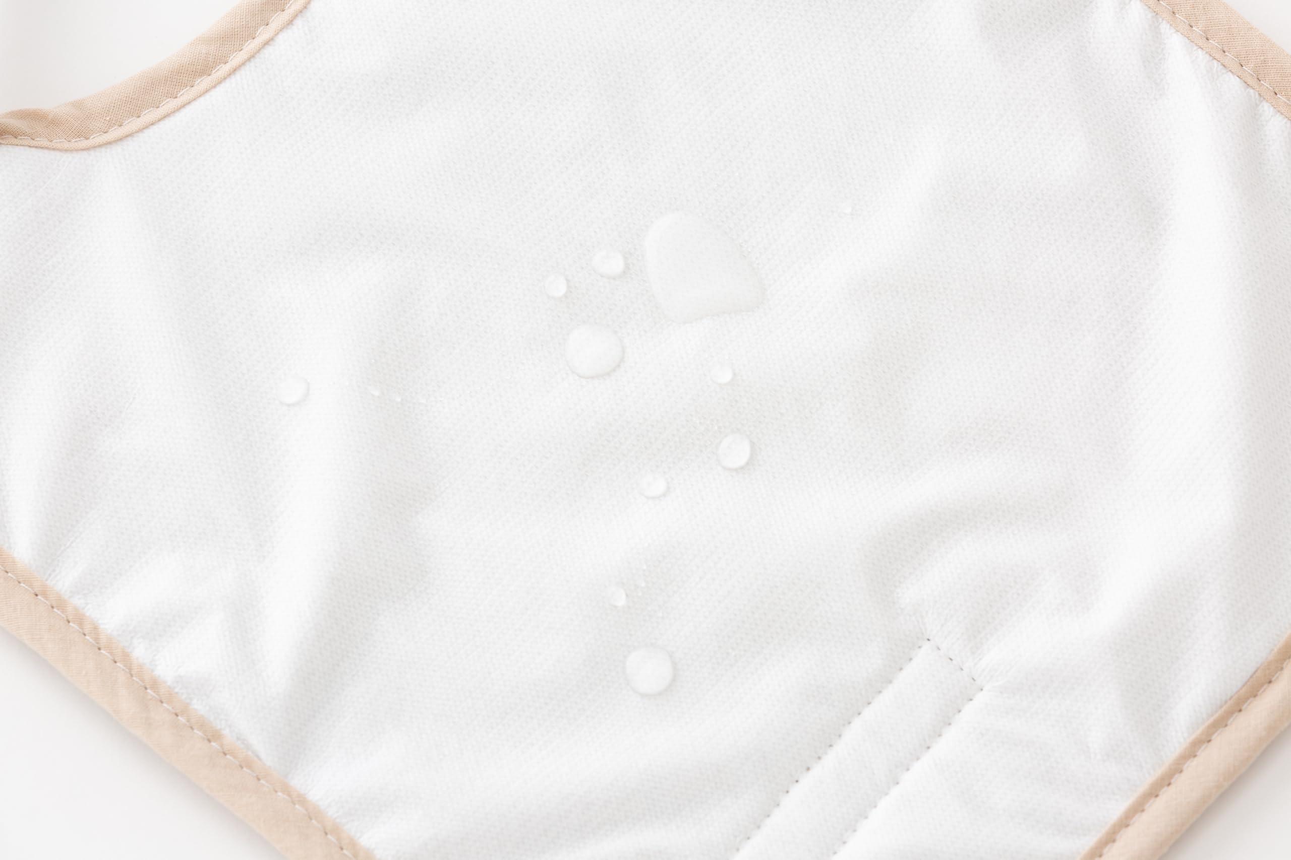 Lot de 5 bavoirs imperméables pour bébé | Avec élastique au cou | éponge 100 % coton | doux, absorbant et confortable | Fabriqués 100 % en Espagne.