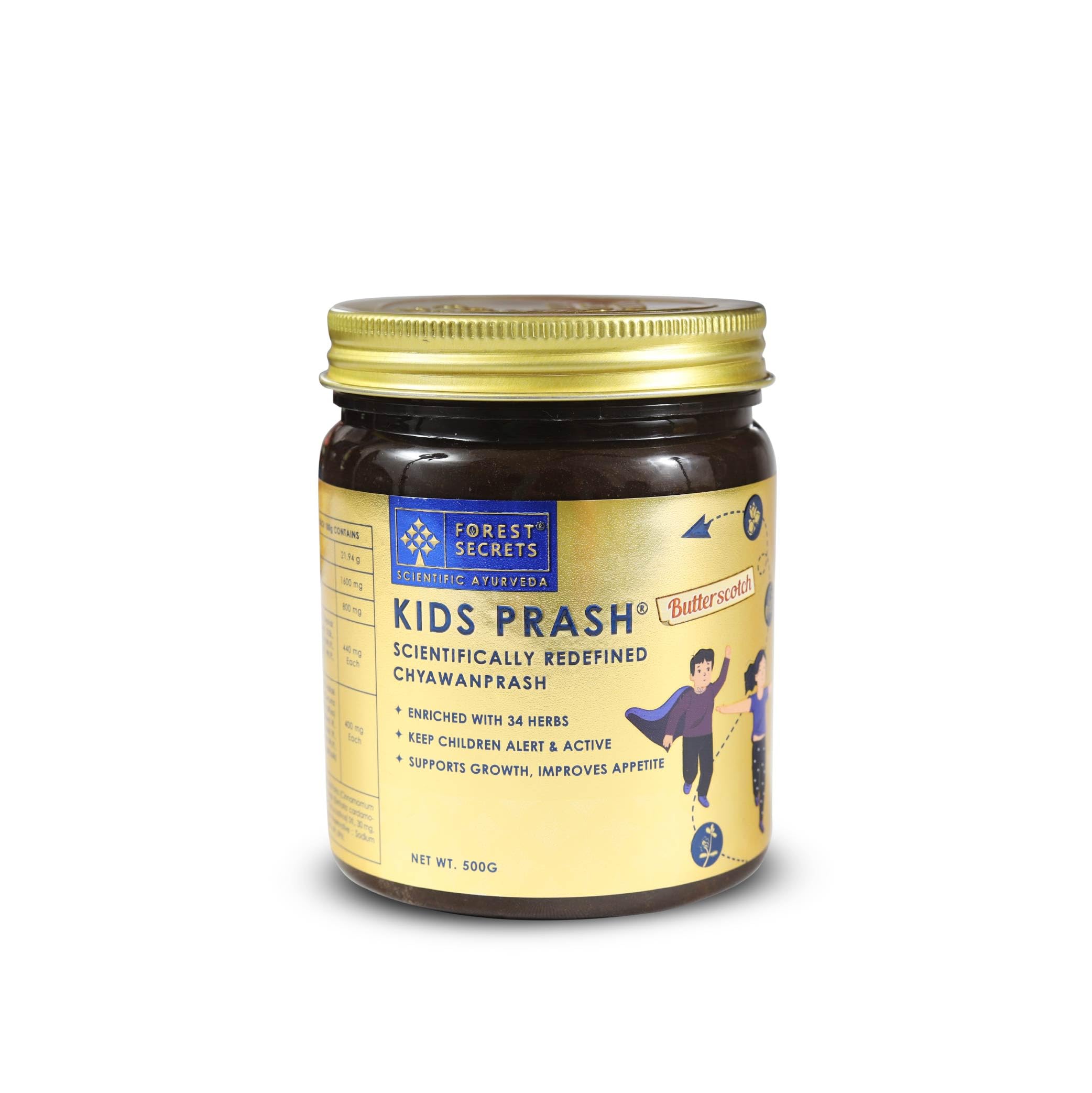 Forest Secrets Kids Prash Scientifically Refined Chyawanprash for Kids| Helps in Good Immunity| Increases Strength and Stamina, 500g (B0BT7RNTRQ) Amazon Price History, Amazon Price Tracker