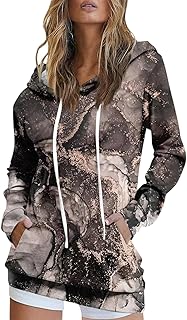 Ladies Jumpers Womens Long Hoodies Crewneck Pullover Sweatshirt Drawstring Floral Sweatshirt Women Sweatshirt Oversized Hoodie Women Ladies Sweatshirt Womens Jumpers Y2K Hoodie