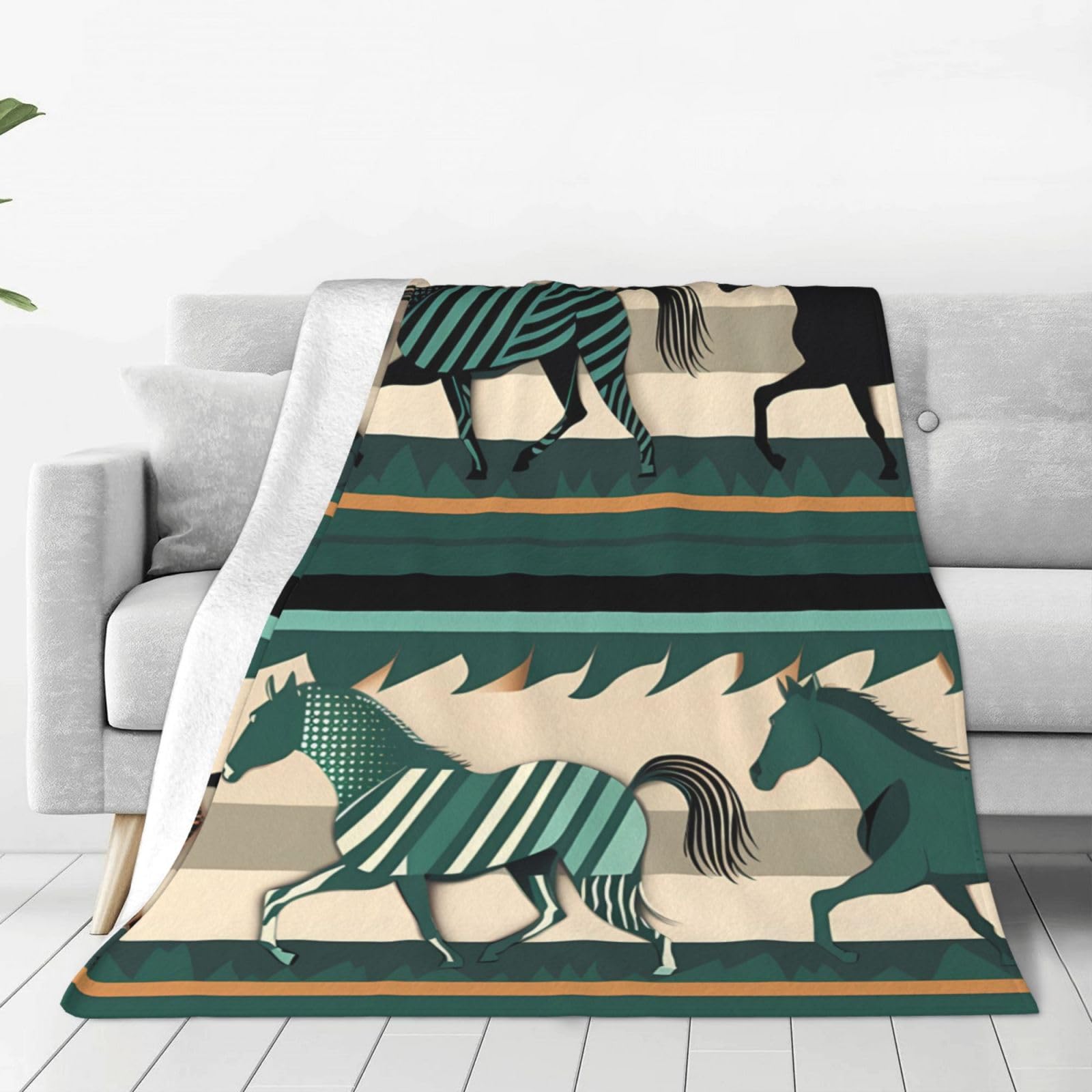 Couverture polaire douce pour decoration de chambre froide