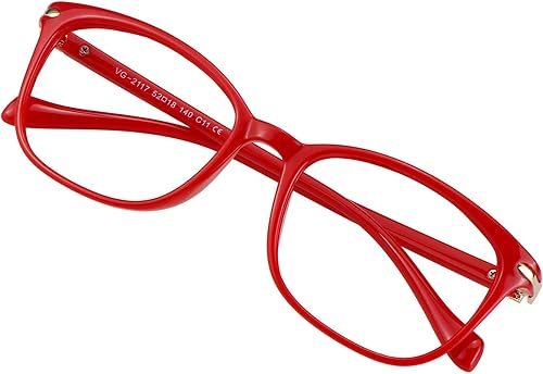 Miniatura 4 de VisionGlobal Ahorra un 30 % en dos pares de anteojos de bloqueo de luz azul (rosa nola y rojo nola)