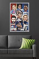 Vista 34 de Trends International Ted Lasso - Character Grid Wall Poster, 22.4L x 14.7W, Black Framed Version