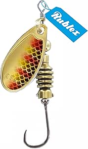 KUNSTKÖDER ORIGINAL RUBLEX CELTA A IN SILBER SPINNER ALLE GROESSEN - Foto 3