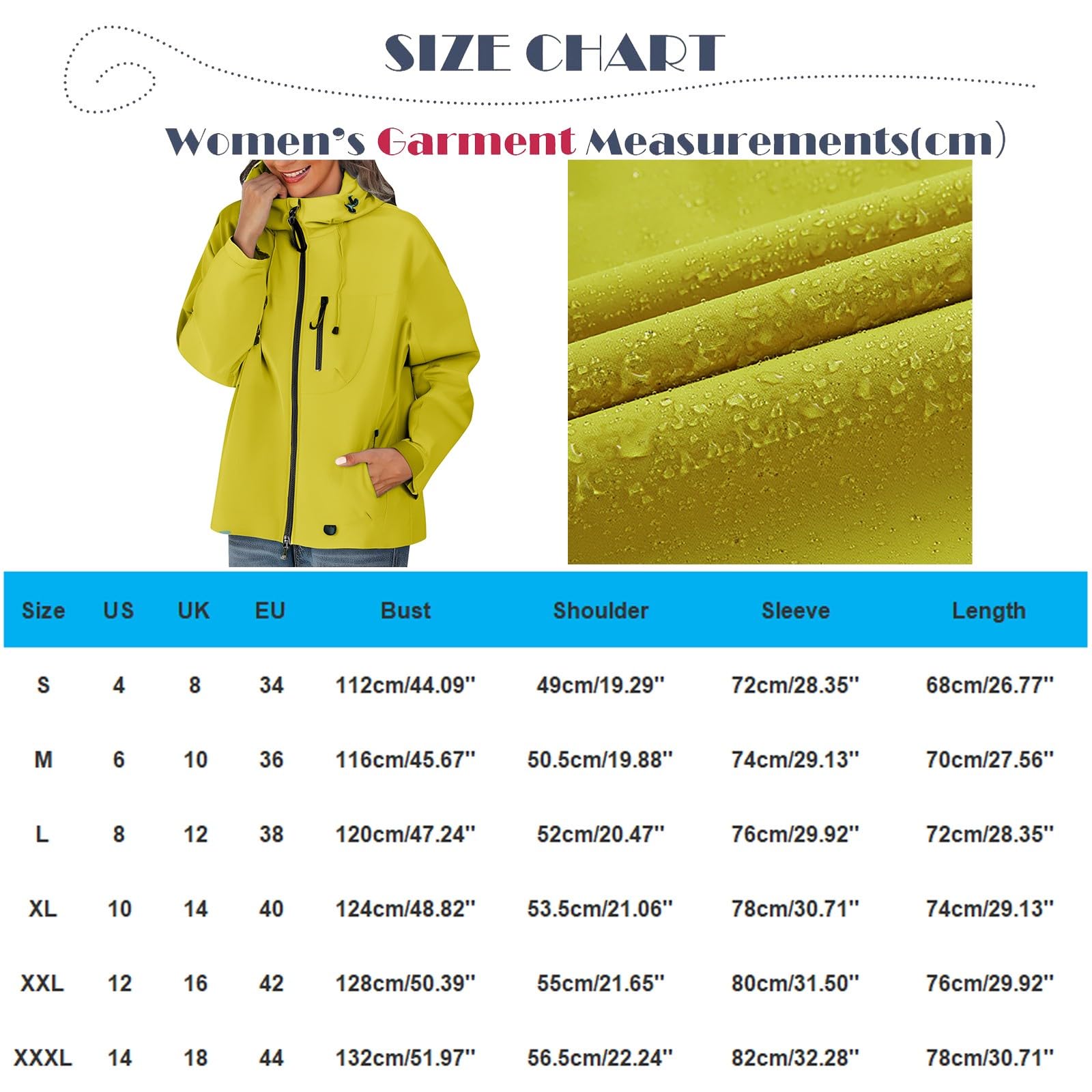 Giacca Antipioggia Da Donna, A Leggera Con Cappuccio, Impermeabile Ripiegabile Fucsia Running Jacket Giallo Pioggia Cerata Per Montagna Donna Invernale Ciclismo Trekking Antivento