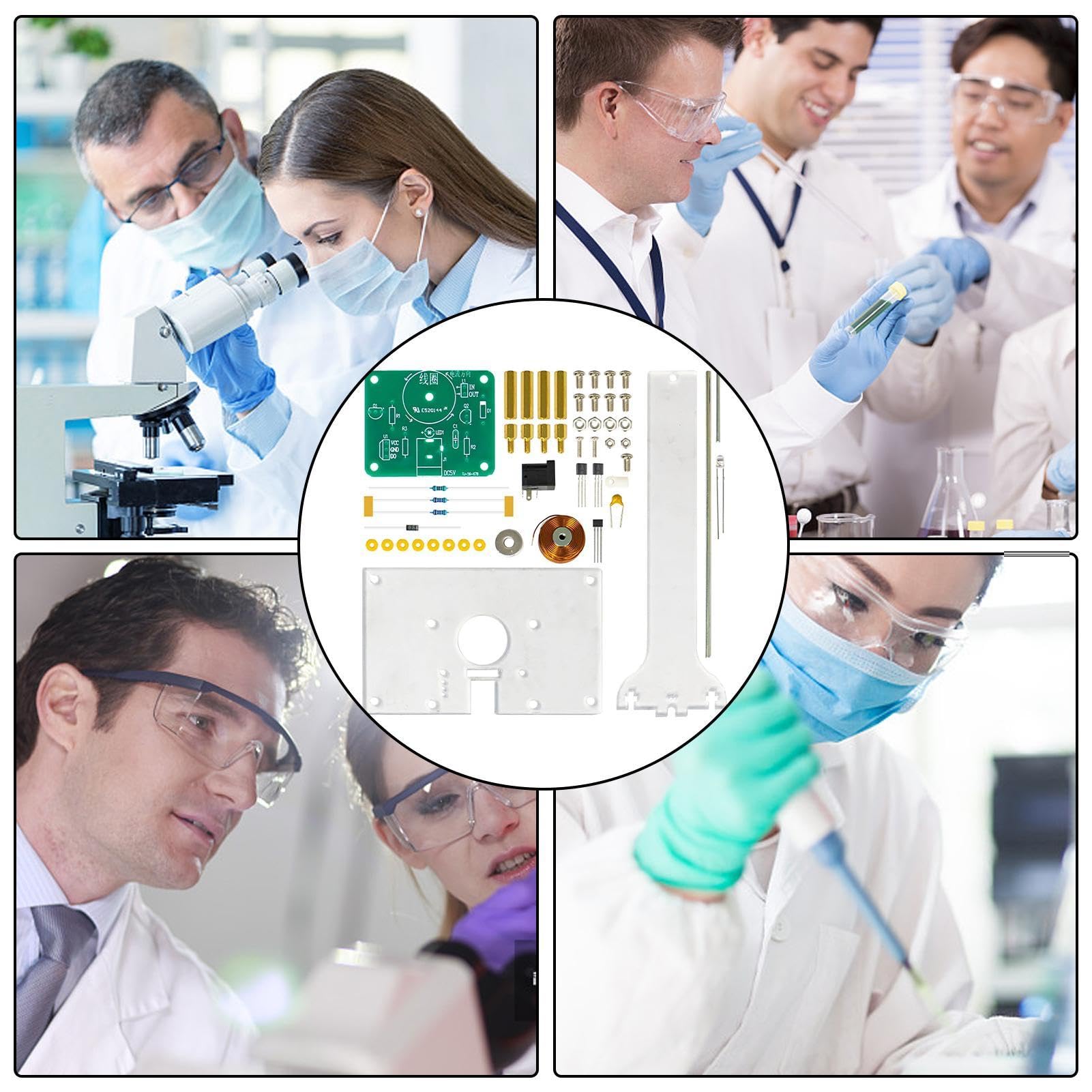 EIELE - Kit di saldatura a LED regolabile multi direzionale, kit di saldatura a LED, kit di saldatura, apprendimento elettronico, kit di costruzione per adulti