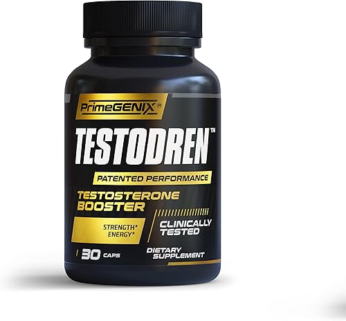 Testodren Advanced Testosterona Booster para hombres | Suplemento de resistencia natural, resistencia, energía y fuerza para mejorar | Constructor