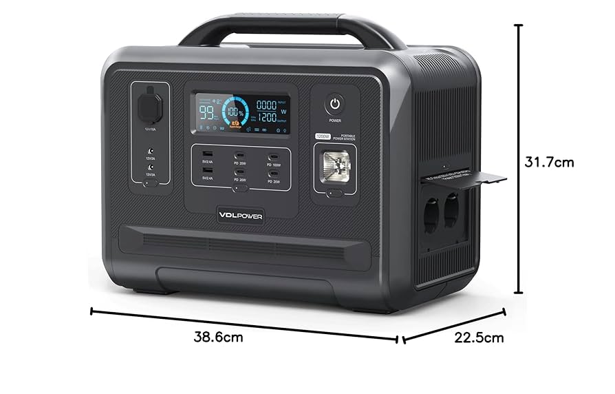 VDL HS-1200 ポータブル電源 1200W/960wh 24年7月購入 VDL HS-1200 ポータブル電源 1200W/960wh 24年7月購入 Amazon