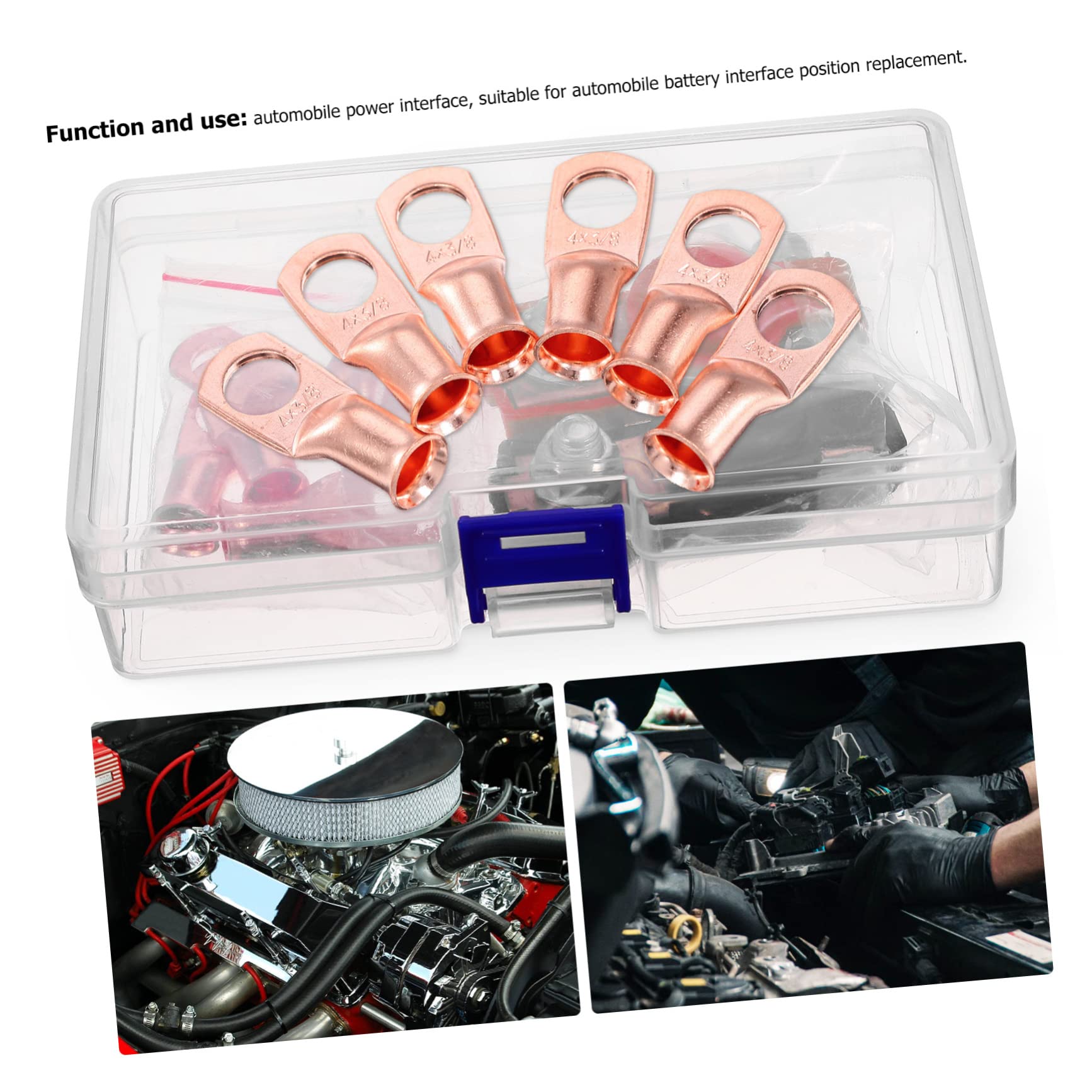 PRETYZOOM 3 Sätze Batteriespannfutter Set Autobatterieklemme Batterie Für Batteriepolklemme Auto Elektrische Anschlüsse Messing