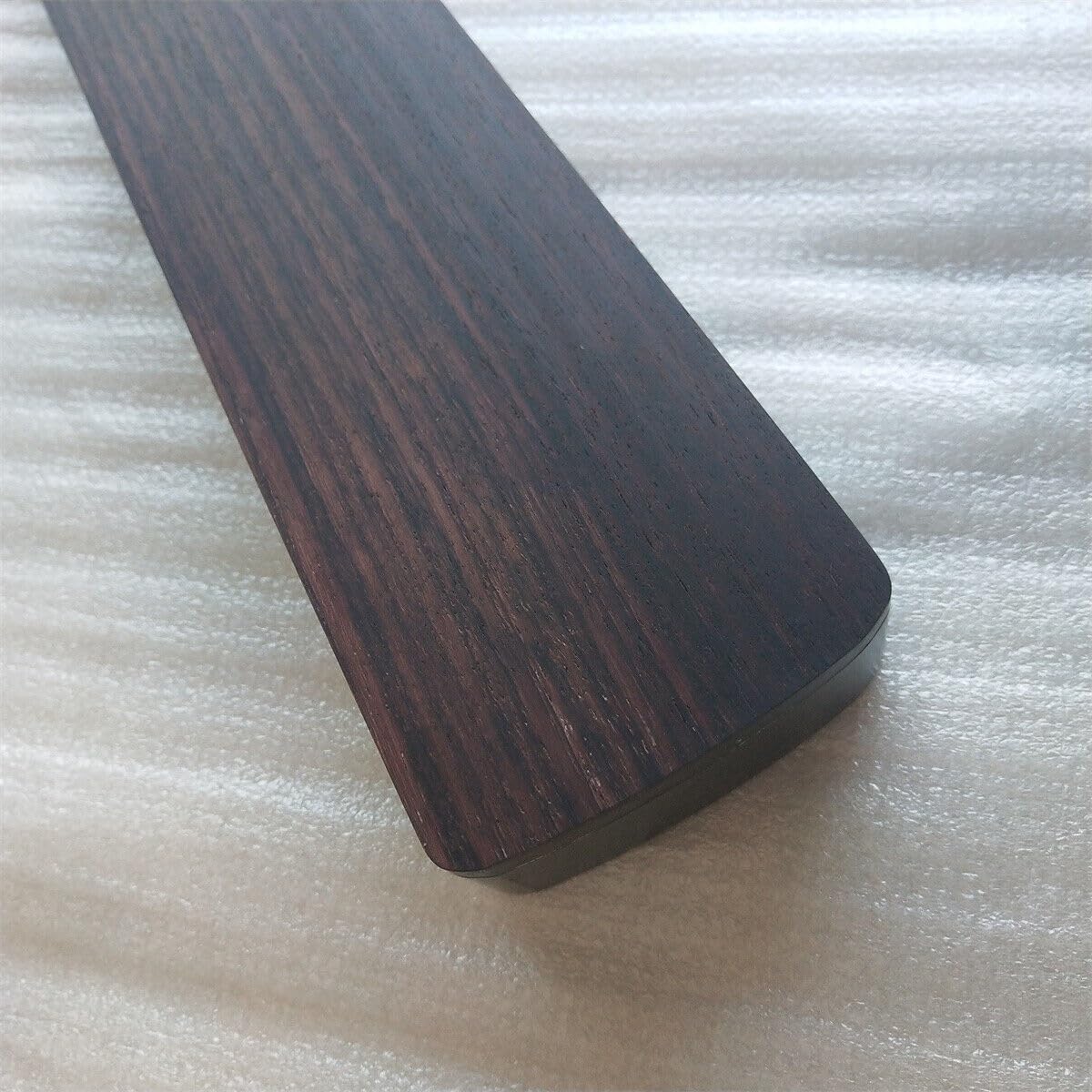 Fretless in acero 20 tasti for basso a 4 corde, manico in palissandro, nero lucido