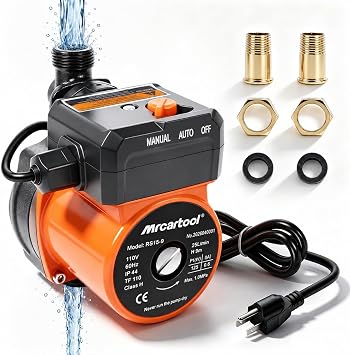 Hot Water Recirculating Pump 25L/min 110V for Water Heater System