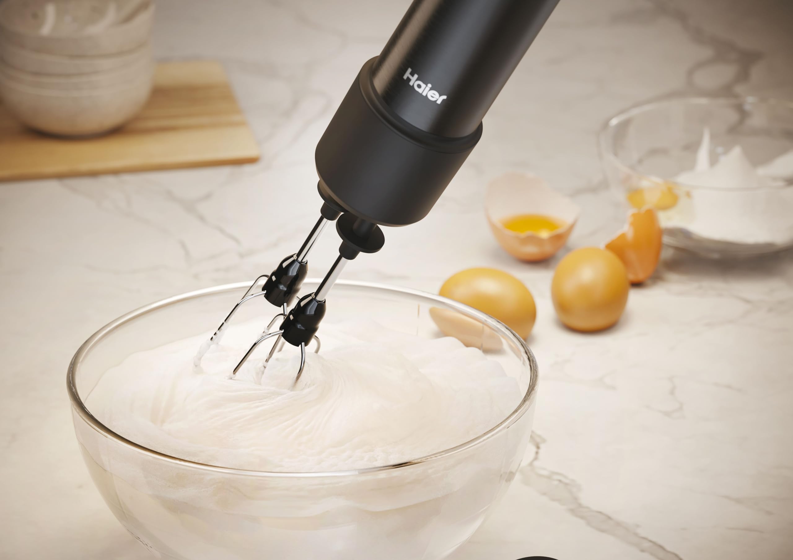 Haier Hand Blender Double Whisks, Compatible for Series 5 Hand Blender, Double The Speed, Homogeneous Result, Dishwasher Safe - Image 4
