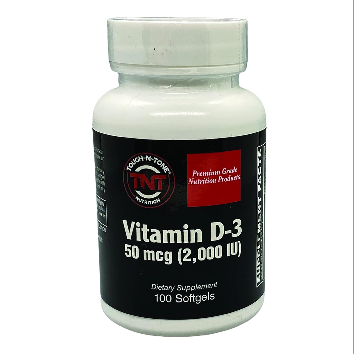 TOUGH-N-TONE Vitamina D-3 2000 IU Softgel