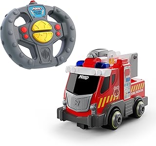Nikko RC 10232 My First RC Remote Controlled RC Fire Engine, Beginner Racing Car, Easy Operation, Drives Forward, Remote Control with Driving Sounds & Mute Button, Children from 2 Years, Approx. 19