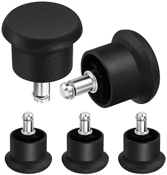 VILLCASE 5 Pcs Patas Fijas para Silla de Oficina Patas Fijas Silla, Base Silla Gaming Patas Silla Gamer Patas Silla Escritorio para Silla Oficina para Sustituir Las Ruedas Viejo