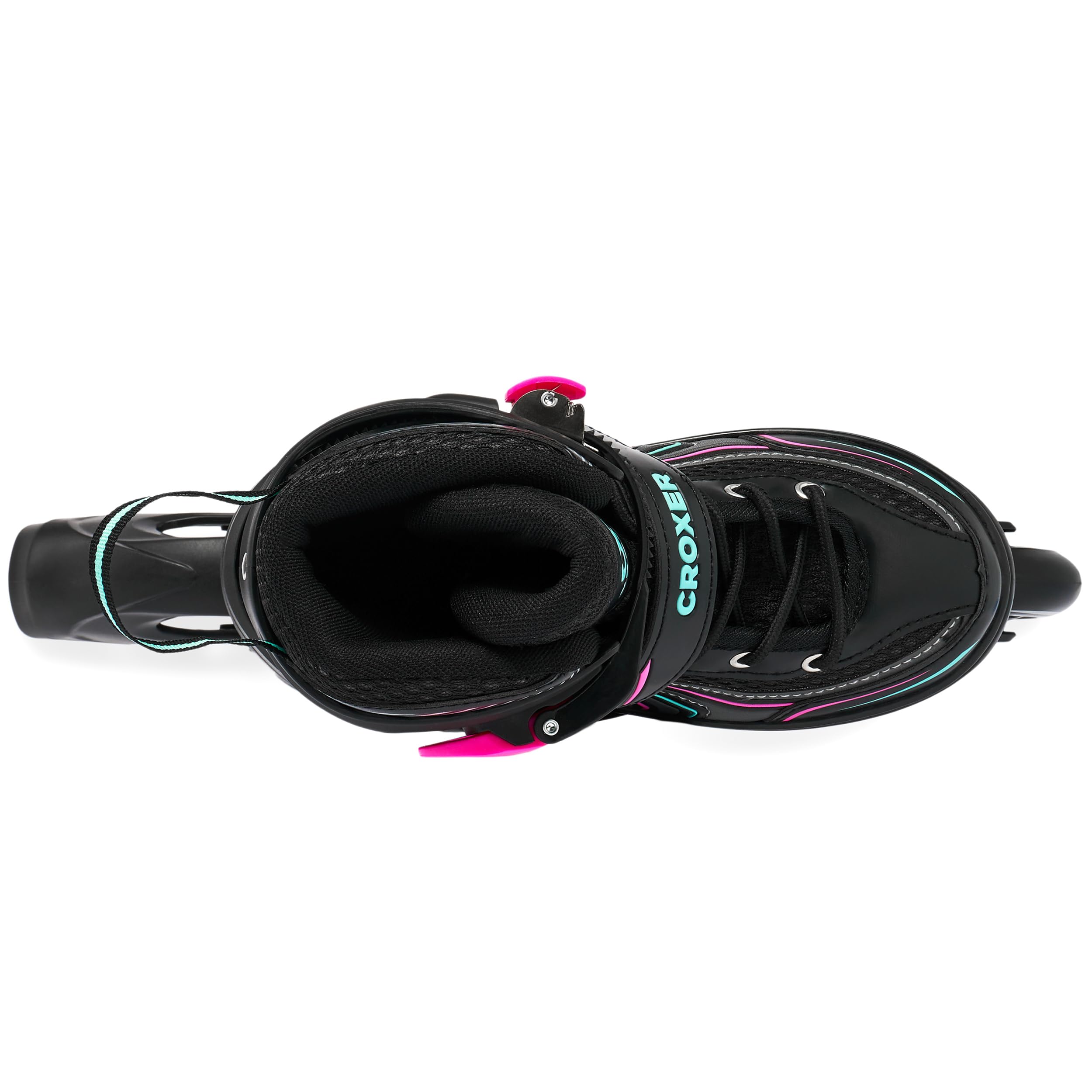 Optima Pattini in linea Inline Skates per bambini e adulti regolabili (Mint/Pink, 35-38 (21cm-23cm))