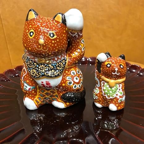 2種類選べる 九谷焼 招き猫 対 2体 | dizmekaro.com