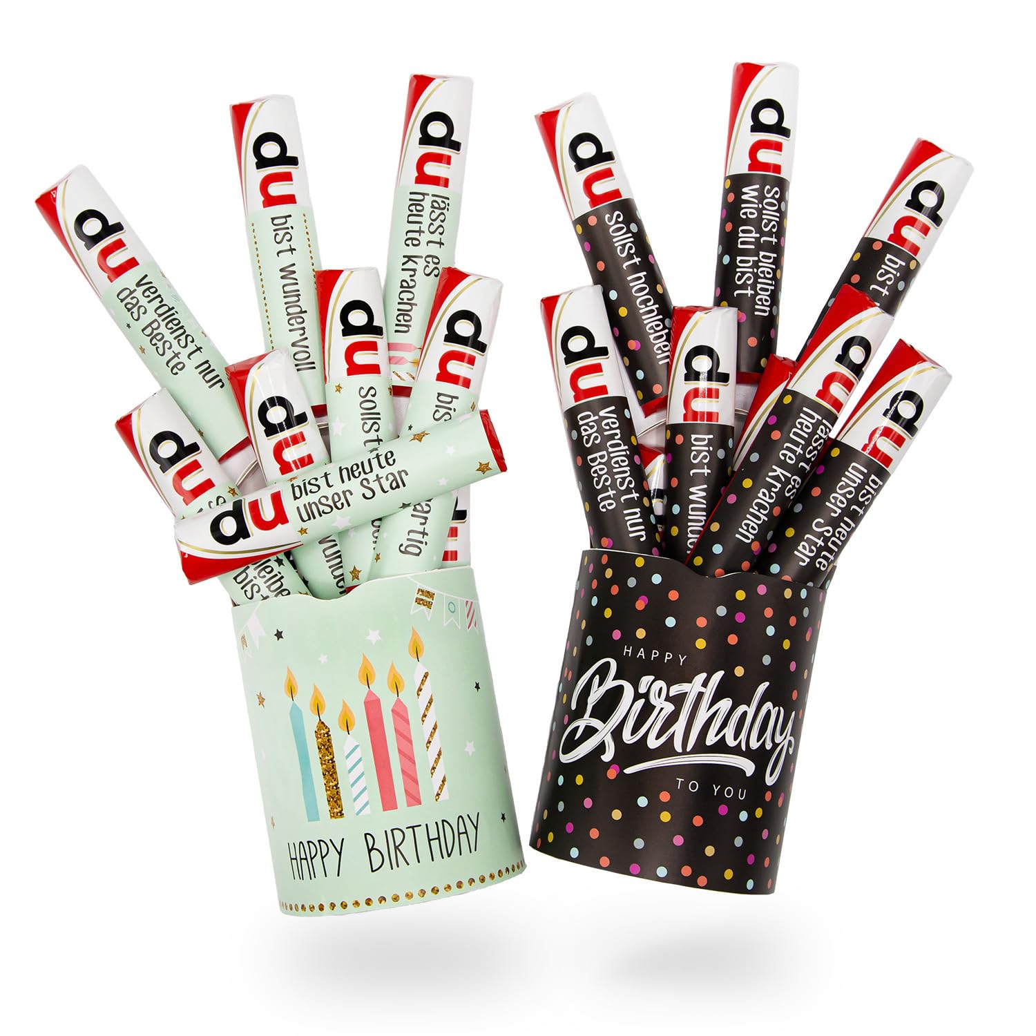younikat Sticker Set Birthday Black Mint for Duplo - dv1366