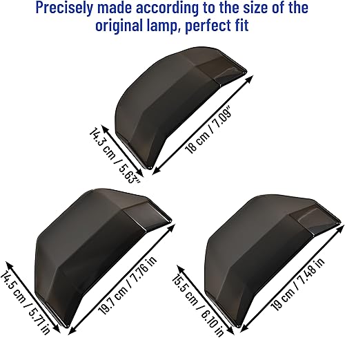 Miniatura 6 de KEWISAUTO Cubierta de luz trasera para Ford Mustang 2018-2023, cubiertas de lámpara de luz trasera, decoración para accesorios Ford Mustang