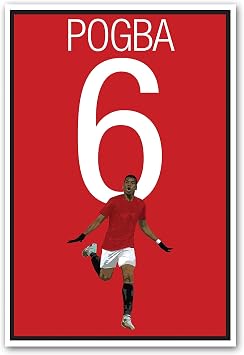 Graphics 17 Paul Pogba Poster - Manchester United Art