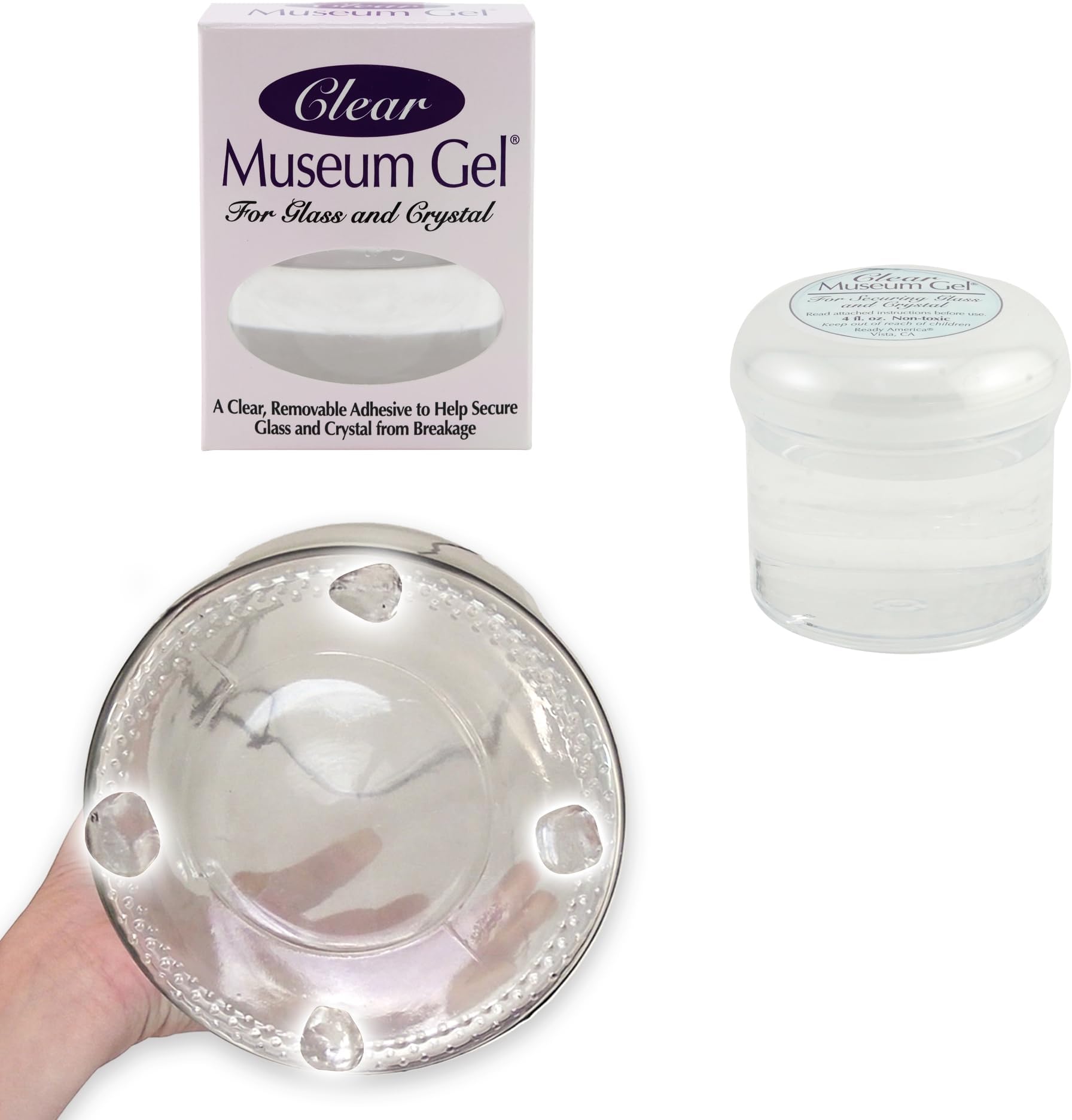 Ready America 33111 Museum Gel, Clear