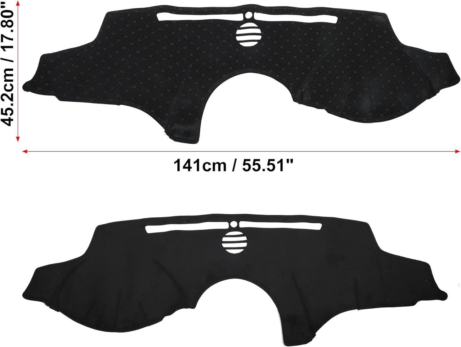 X AUTOHAUX Car Suede Fabric Dash Cover for Lexus ES350 2007-2012 Dash Cover Nonslip Dashboard Mat Dash Board Cover Protector Sunshade No Glare