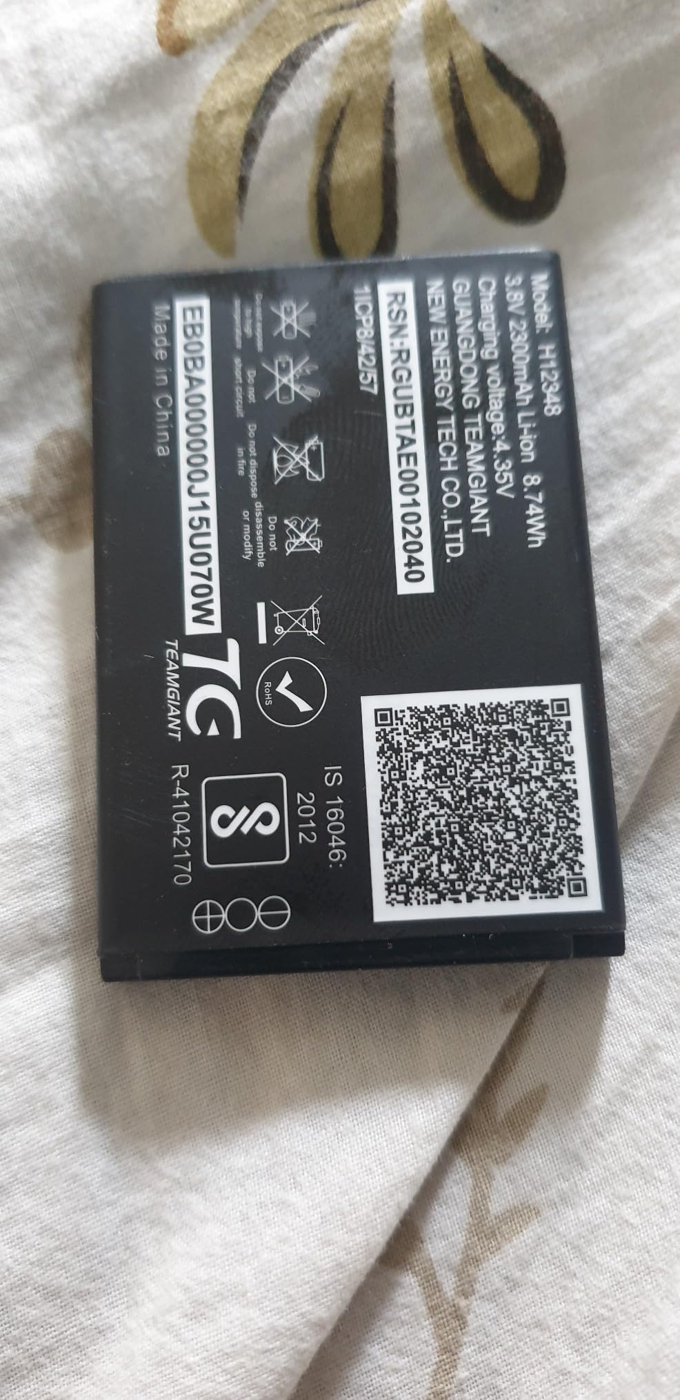 Original H12348 Battery for Reliance Jio WiFi 4G Router JioFi 2 M2 M2S