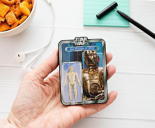 Miniatura 3 de AQUARIUS Star Wars C3PO - Figura de acción con imán para refrigerador, casillero, pizarra blanca y sala de juegos, productos y coleccionables con