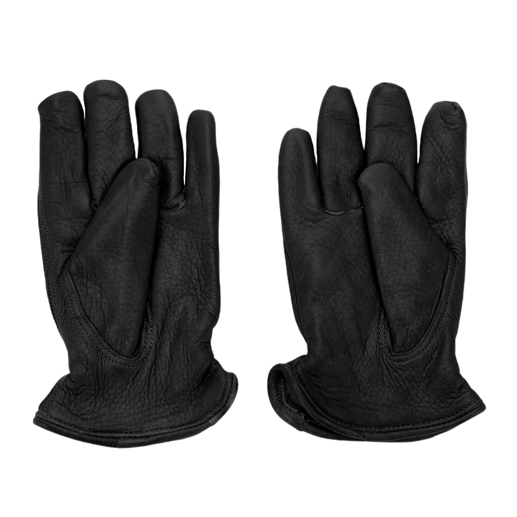Guanti Moto Traspiranti A Dita Intere 1 Coppia Pelle Di Cervo | Taglia XL, Lungh. 8.3", Larg. Palmo 3.9-4.3", Antivibrazione, Presa Salda, Per MTB, Motocross, ATV, Dirt Bike, Guida