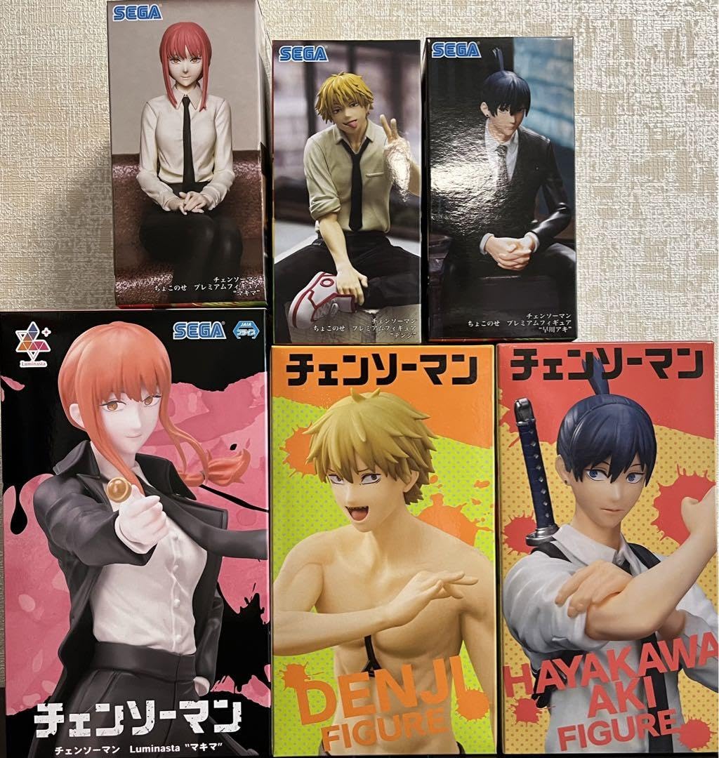 チェンソーマン デンジ パワー マキマ 早川アキ フィギュアセット 新品未開封 Amazon.co.jp: チェンソーマン フィギュアセット デンジ 早川