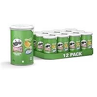 Pringles Sour Cream & Onion | Croccante Snack Salato | 12 Confezioni da 70g (12 x 70g)