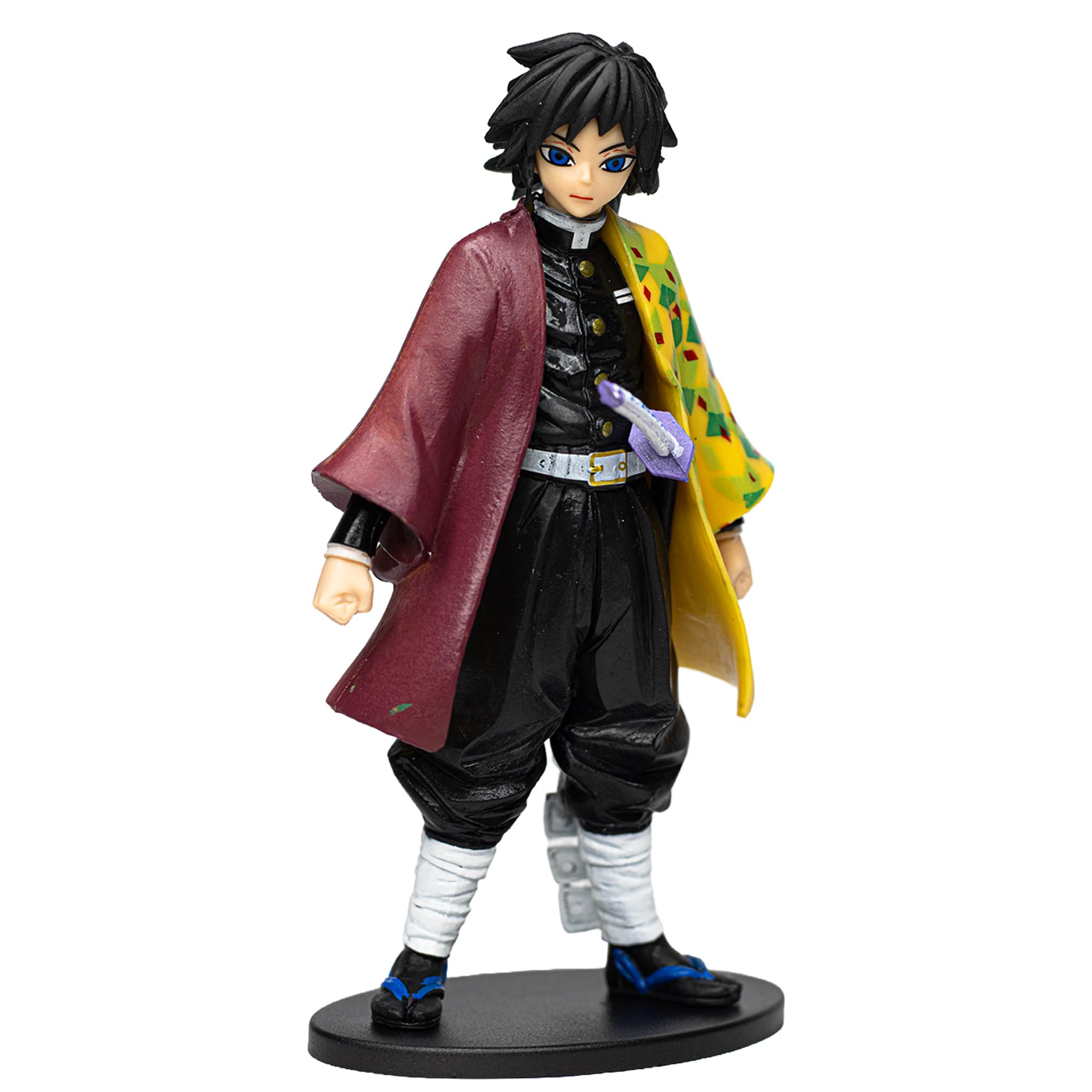 Demon Slayer Anime Action Figure 16 CM Premium PVC Collectible Statue | Detailed Display Model with Base | Anime Merchandise, Desk Decor, Gift for Kids, Boys & Girls (Giyu Tomioka)-picture-21