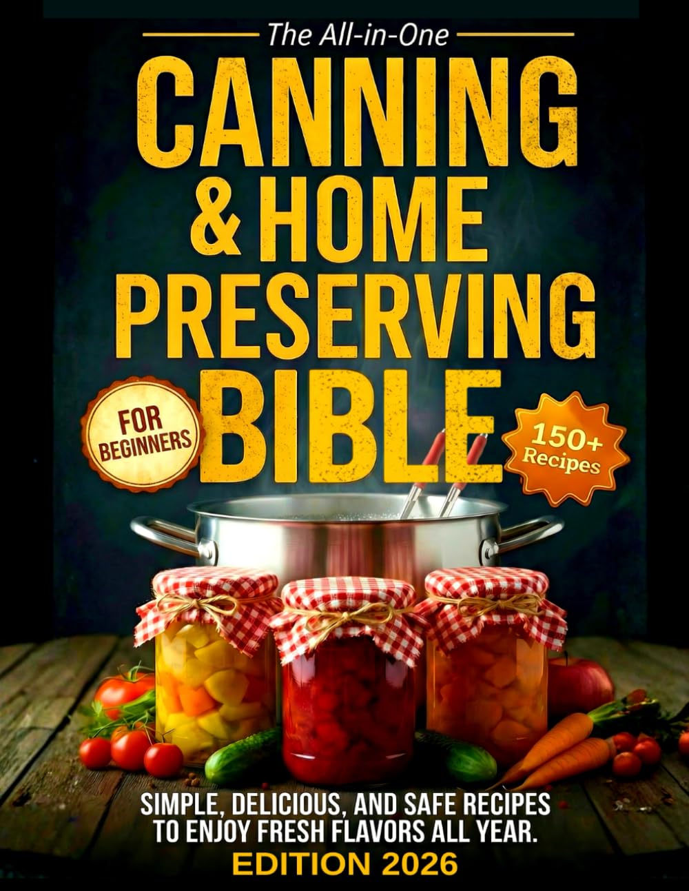 The All In One Canning & Preserving Bible: Simple, Delicious and Safe Recipes to Enjoy Fresh Flavors All Year