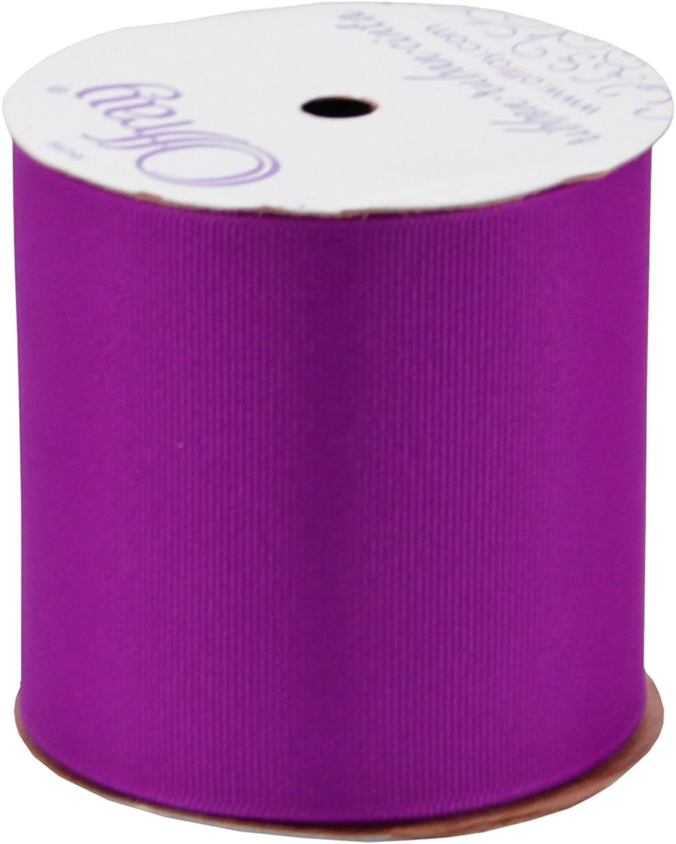 Offray 889037 Berwick, 3-Inch by 9-Feet, Maize Grosgrain Fabric Ribbon
