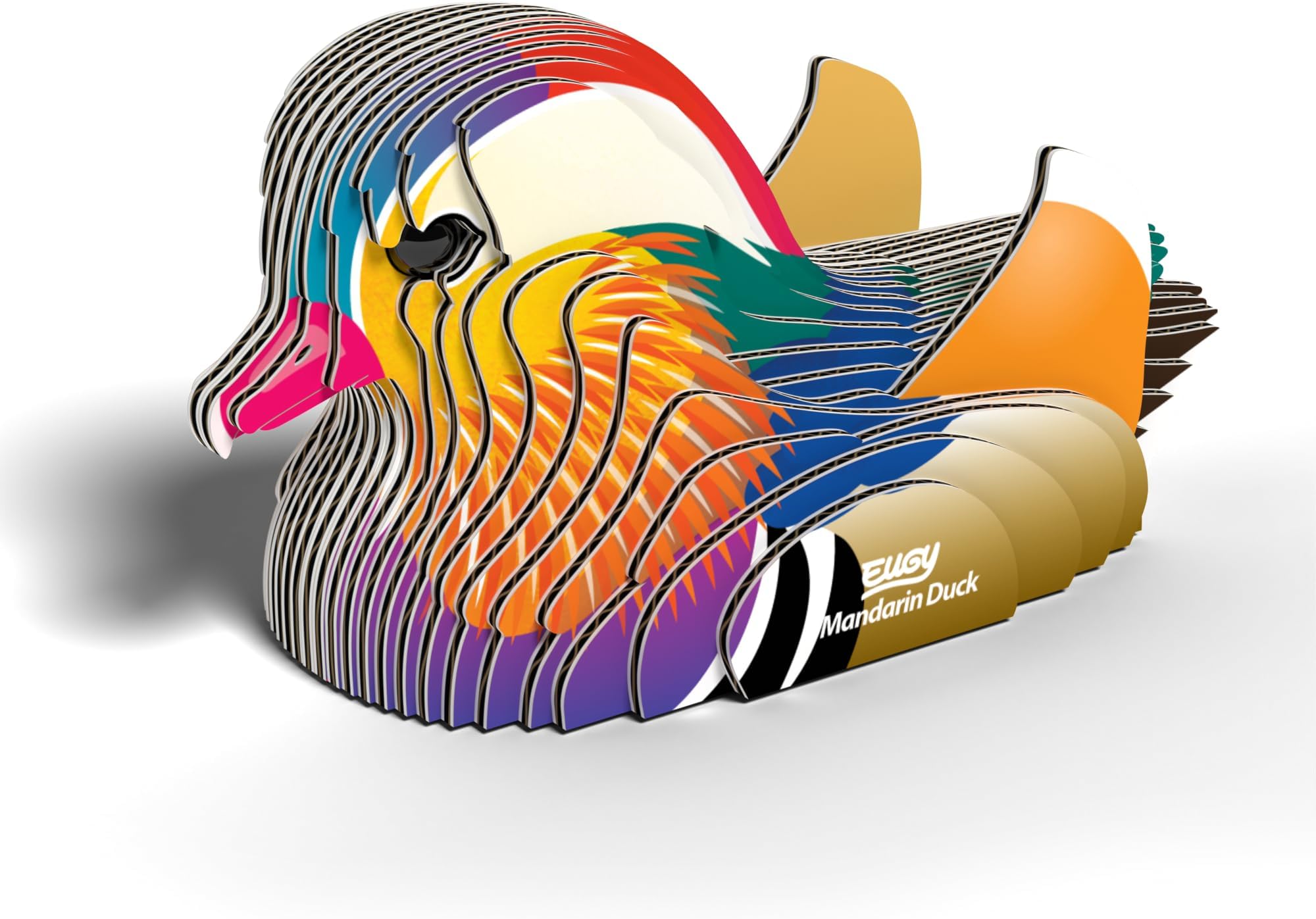 EUGY096 Mandarin Duck Eco-Friendly 3D Paper Puzzle
