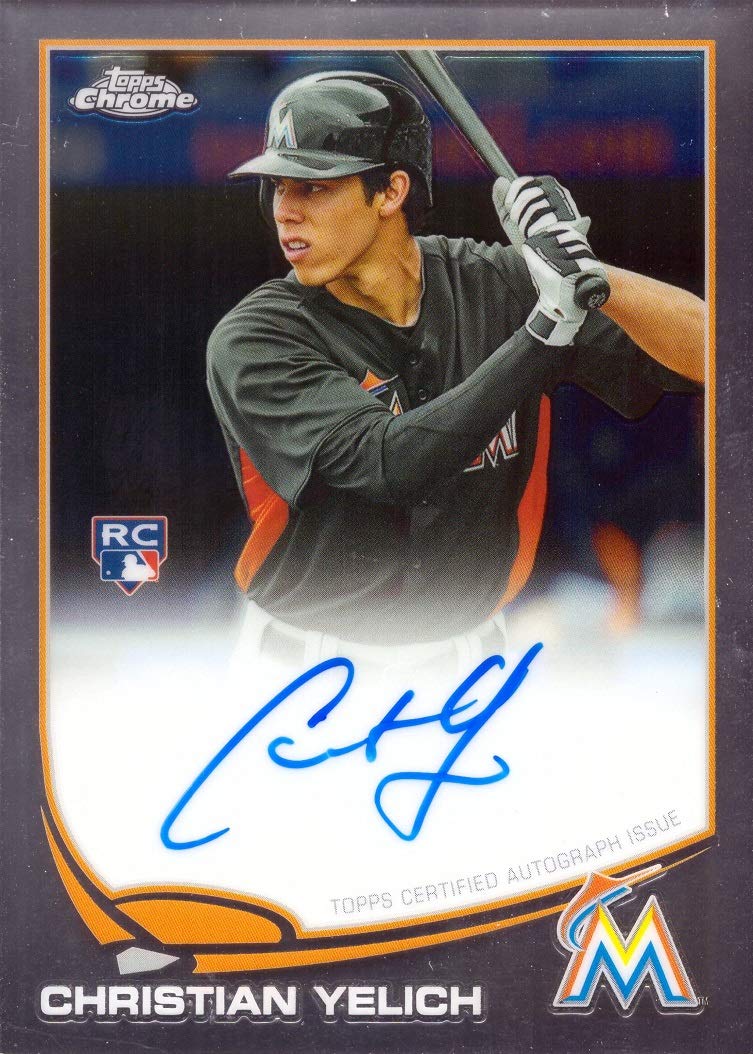 Amazon.com: 2013 Topps Chrome Baseball #CY Christian Yelich