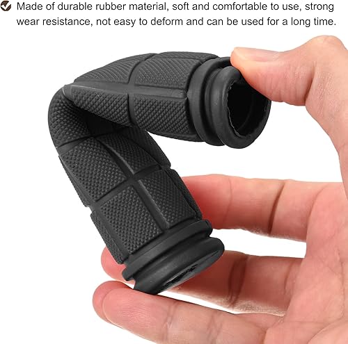 Miniatura 5 de uxcell Agarres de mango, agarre de goma antideslizante para máquina de cables, mango de banda de resistencia, equipo de fitness