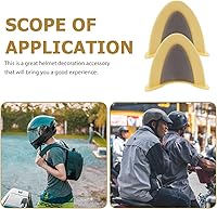 Vista 4 de HOMSFOU 3 Pares de Orejas de Gato para Casco Autoadhesivas Pegatinas Estilo Gatito Accesorios Lindas Decoraciones de Casco para Cascos