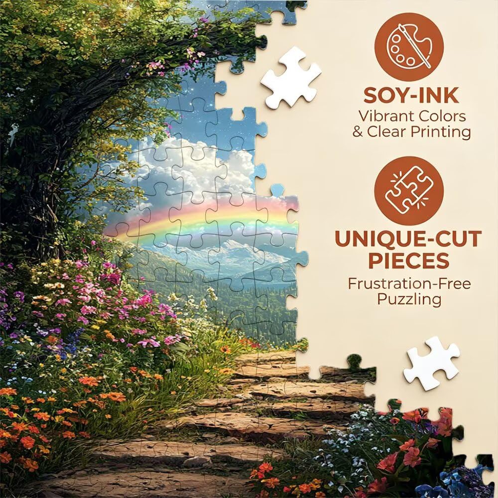Puzzle 3000 elementów, puzzle dla dorosłych ogród zielone artystyczne puzzle, gra puzzli, drewniane układanki, niemożliwe klasyczne układanki, do gry edukacyjnej wyzwanie zabawki, układanki rodzinne