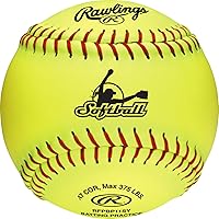 Vista 1 de Rawlings Pelotas de sóftbol para práctica de bateo Opciones de 11" y 12" Opciones de 6 y 12