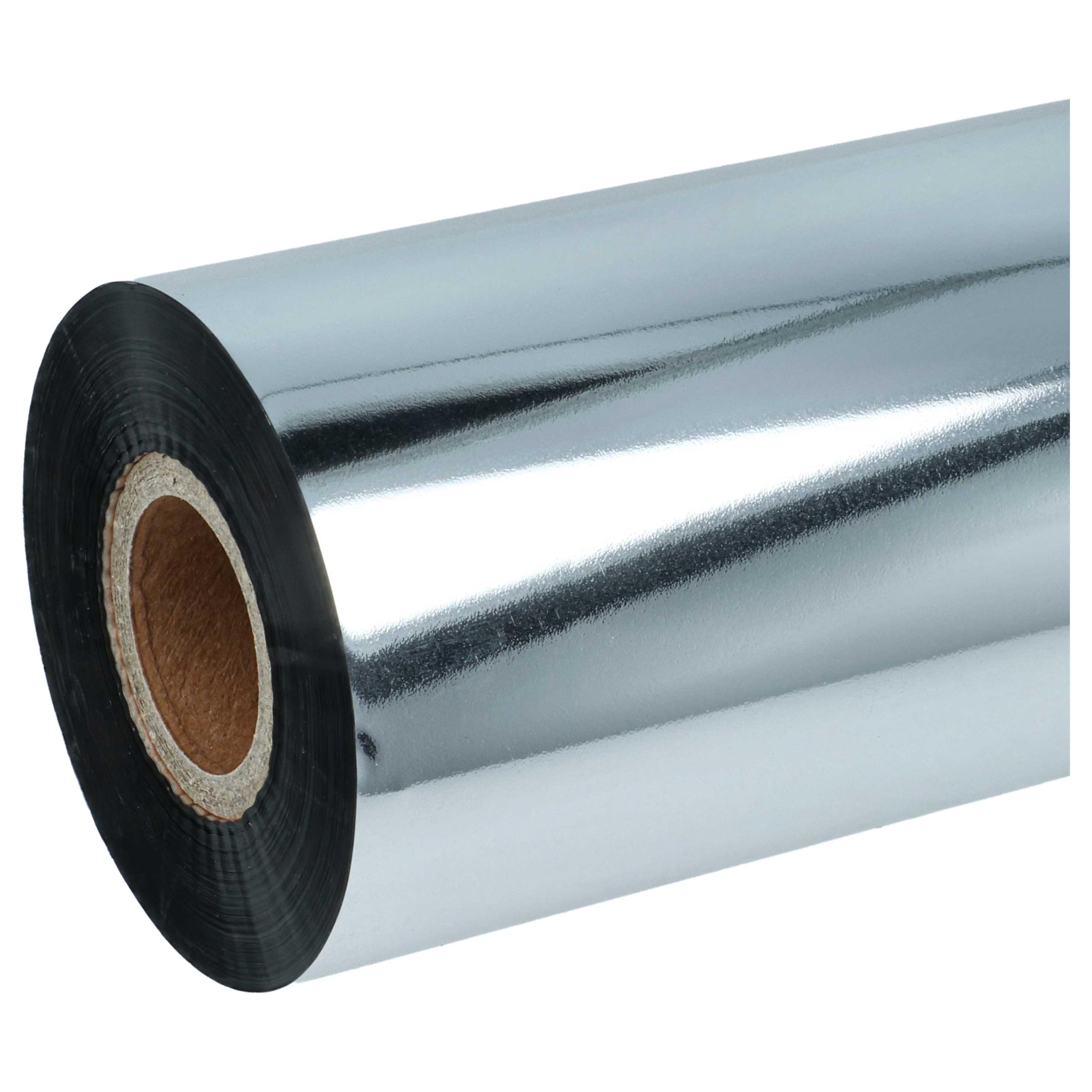 vhbw 10x Thermotransfer-Band kompatibel mit Citizen CL-S703 | CL-S700R Drucker Etikettendrucker, Wischfest, 110 mm x 300 m, Wachs Harz Schwarz