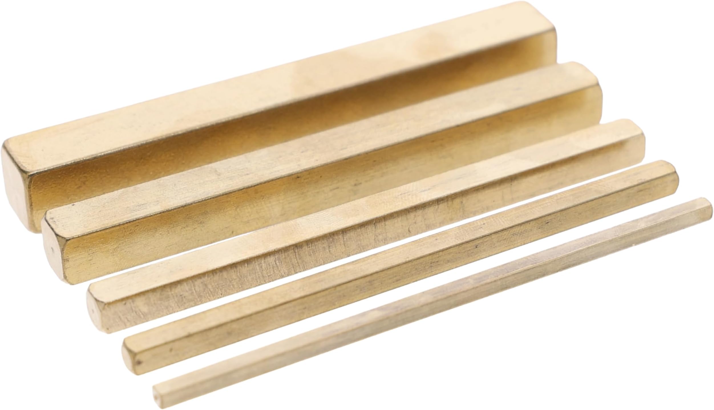Whiteside 9810 Brass Set-Up Gauge Block: Stackable 5 Piece Set - 4 Inch Long